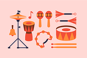 MUSICAL INSTRUMENTS ILLUSTRATIONS, an Illustration by Mark Skitsky (Thumbnail 3 of 7)