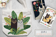 Big Meow Set. Cute Cats Prints, an Animal Illustration by Dasha_D (Thumbnail 1 of 9)