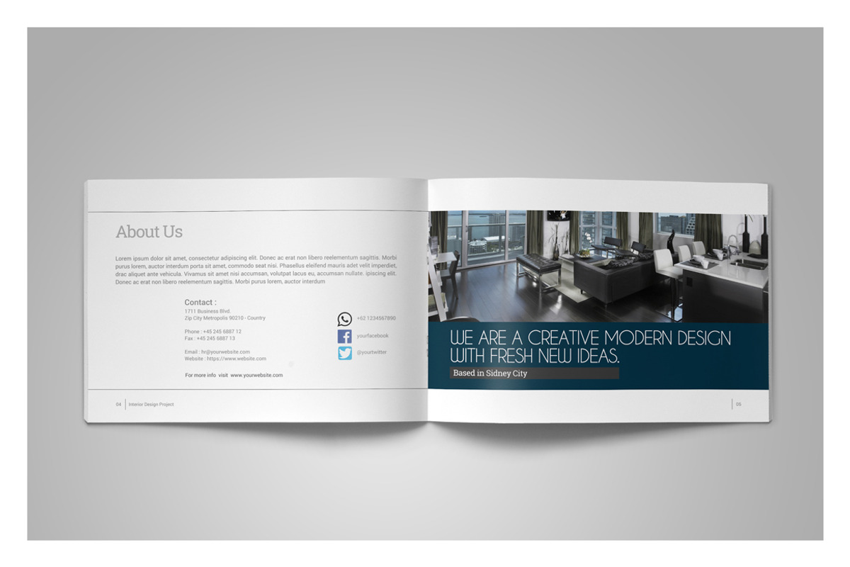 Interior Brochure Catalog, a Brochure Template by adekfotografia (Photo 5 of 14)