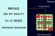 Coquette Christmas Frame Border PNG, an Illustration by SinaCreation (Thumbnail 6 of 7)