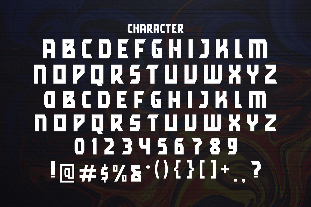 Atomos Display Typeface, a Sans Serif Font by edukka (Photo 4 of 8)