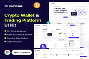 Coinbank - Crypto Wallet & Trading, an UI Kit Template by Creative Perspective (Thumbnail 1 of 8)