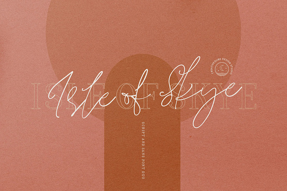 Isle of Skye Script Font Duo preview 6