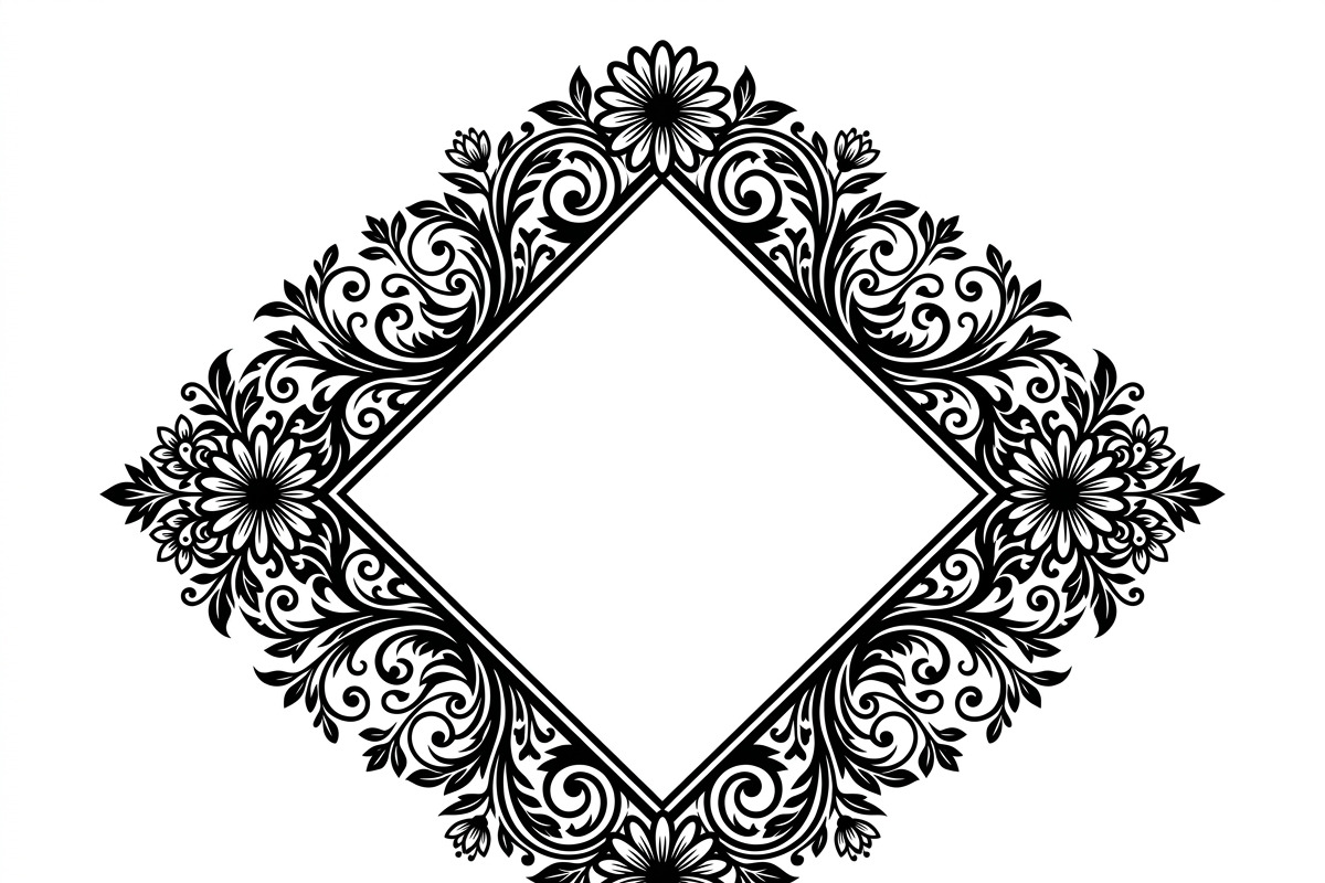 60 Romantic Diamond Wall Floral, a Decorative Illustration by Amazin_art (Photo 4 of 45)