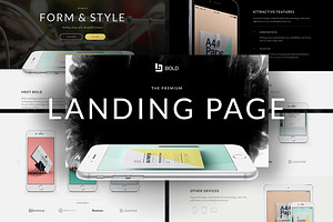 Bold - Premium App Landing Page