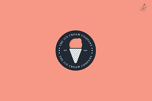 Ice Cream Company Logo