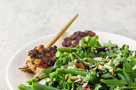 Salad with arugula, a Food & Drink Photo by Pandateam
