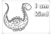 250+ Dinosaur Coloring Pages, an Education Illustration by ThePhoton (Thumbnail 9 of 9)