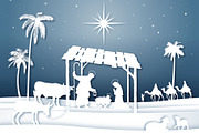 Christmas Nativity Illustrations, an Animal Illustration by Pingebat (Thumbnail 7 of 10)
