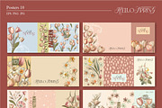 Hello Spring(Vintage Set), a Seasonal Illustration by Collection by VY (Thumbnail 13 of 13)