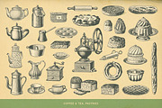 SALE! 100 VintageFood Illustrations, a Food Illustration by Anja Kaiser (Thumbnail 3 of 4)
