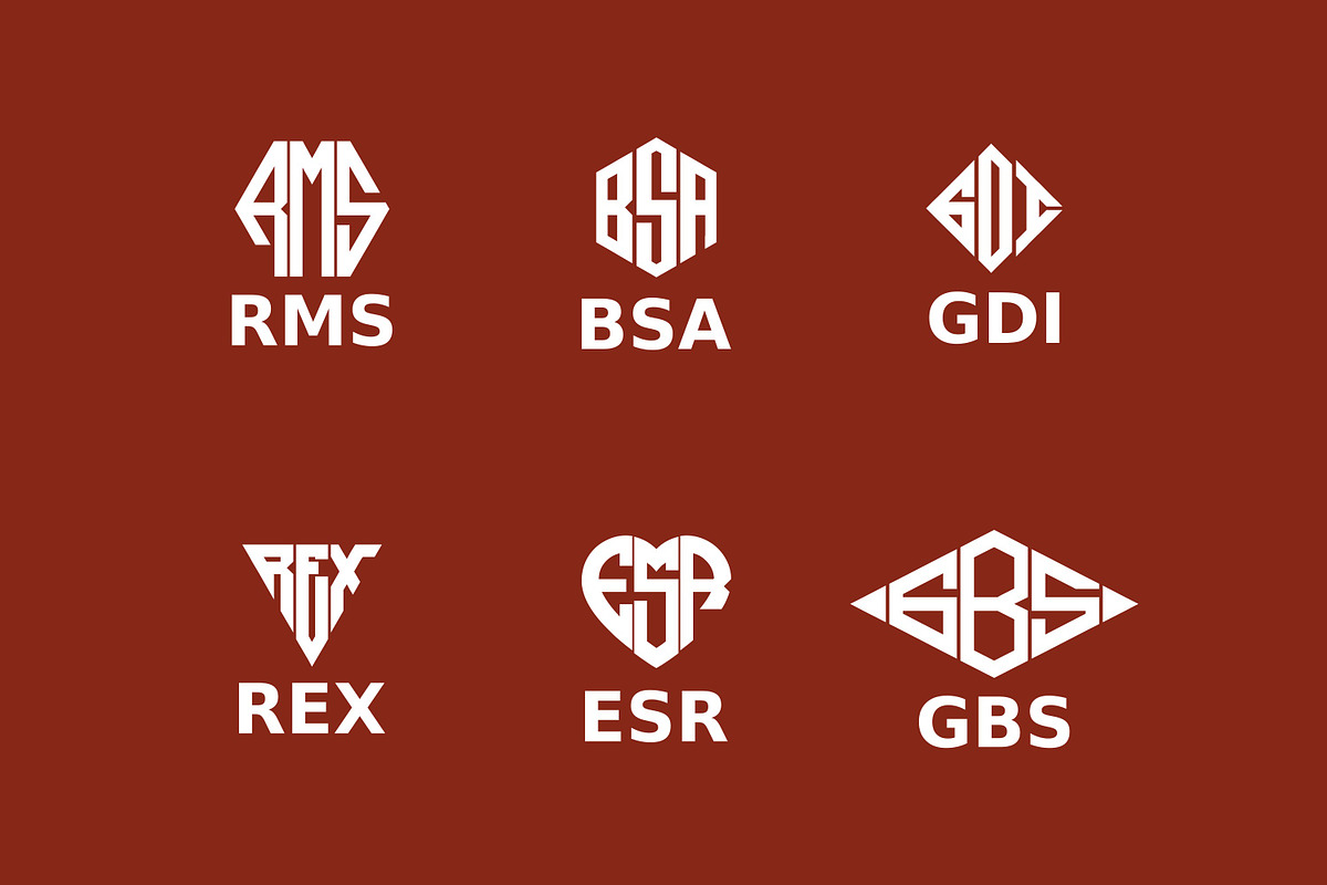 Mega Bundle! Monogram Logo Fonts, a Symbol Font by Intuisi Creative (Photo 4 of 12)