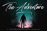 Twilight - Textured Brush Script, a Script Font by HanzelSpace Studio (Thumbnail 3 of 8)