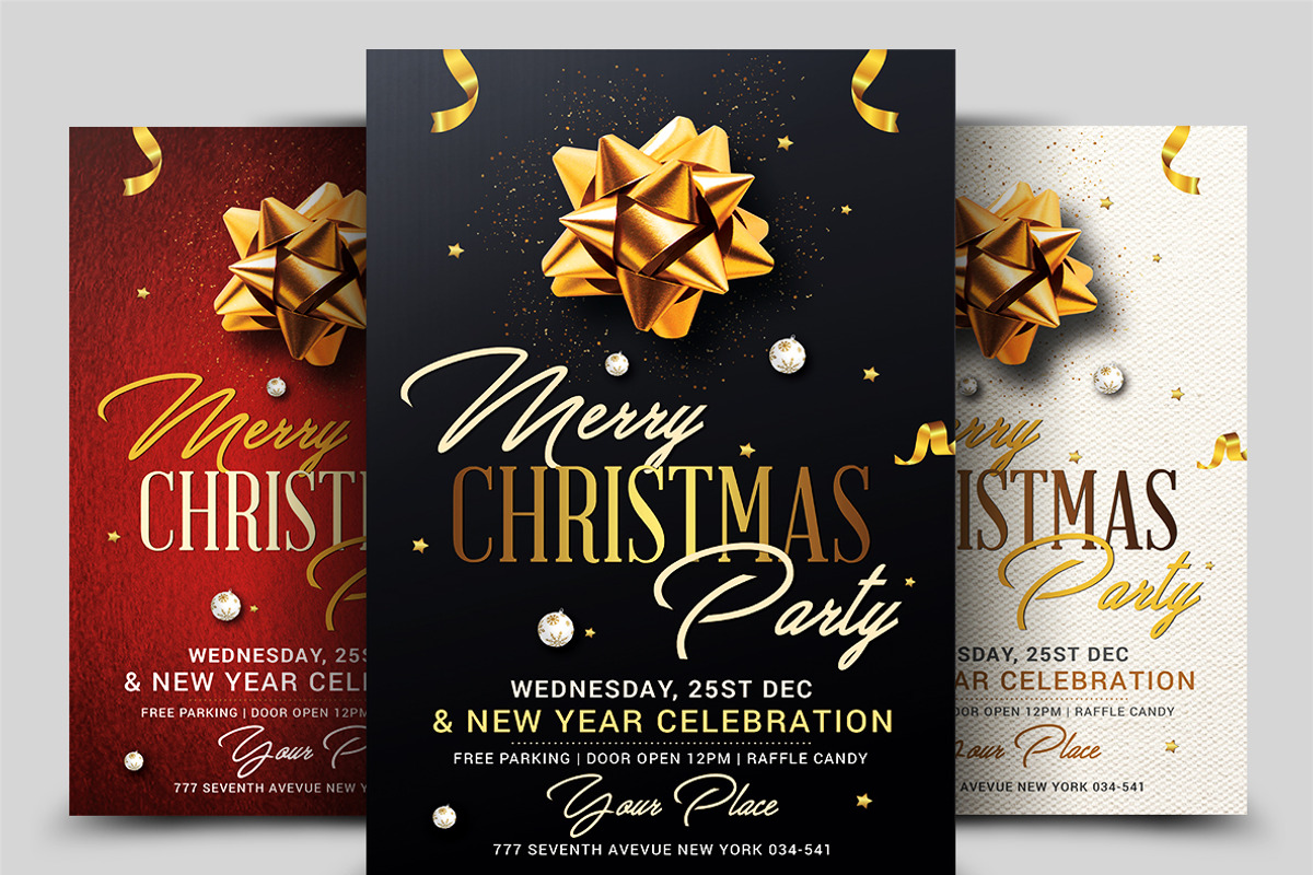50-Christmas Flyers Bundle, a Flyer Template by AfzaalGraphics (Photo 43 of 49)