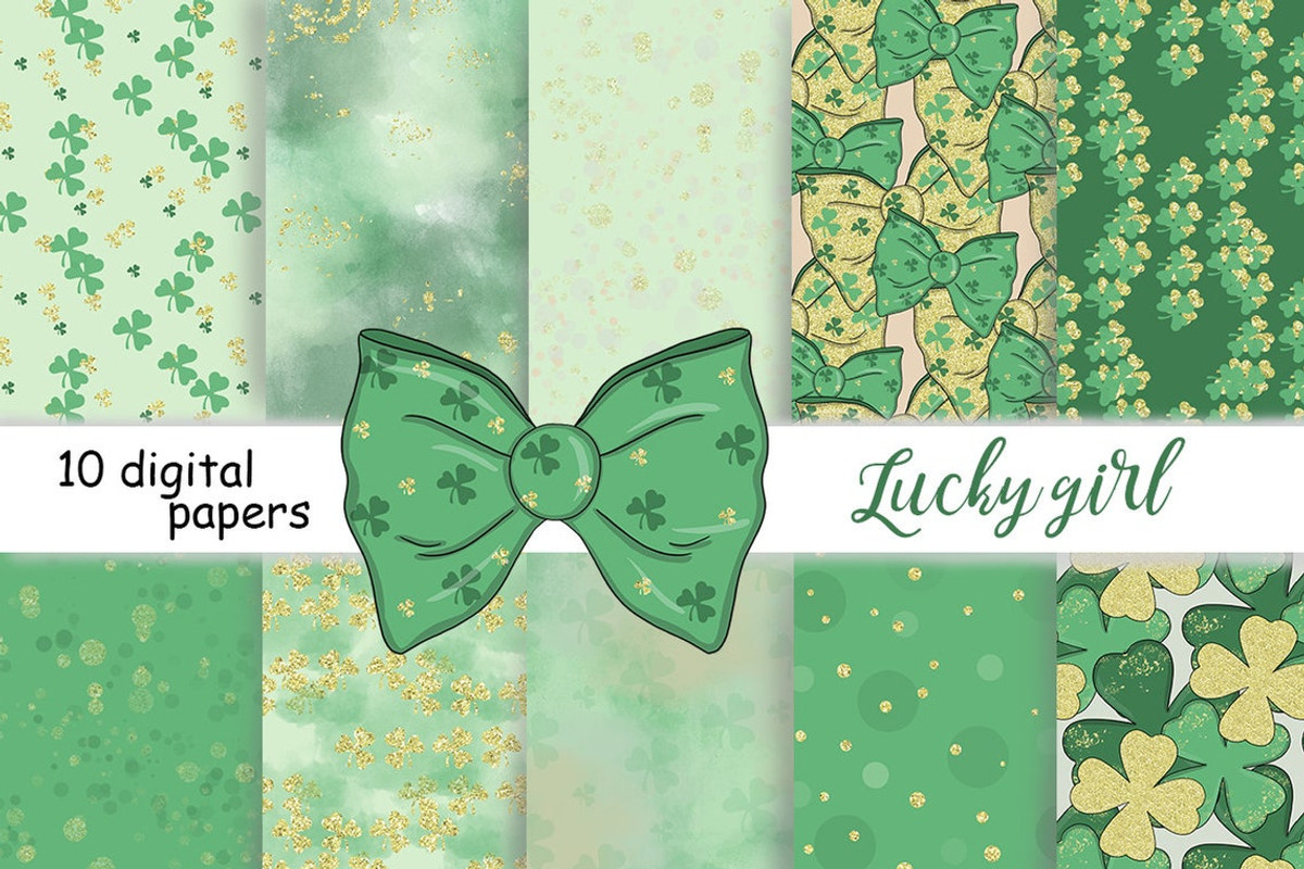 Saint Patrick's Day Pattern, a Pattern Graphic by GlamArtZhanna (Photo 1 of 3)