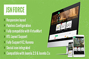 JSN Force- E-Commerce Template, a Websites & App Template by JoomlaShine (Thumbnail 1 of 5)