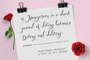 Honey Moon Midnight - Two Fonts, a Script Font by FHFont (Thumbnail 3 of 8)
