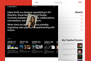 Creative Portfolio Framer Template, an UI Kit Template by Rozepaars Design (Thumbnail 2 of 4)