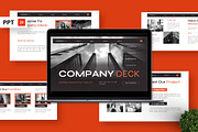 Company Deck - Business Powerpoint, a Presentation Template by Deepslide Studio (Thumbnail 1 of 4)