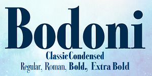 Bodoni Classic Condensed