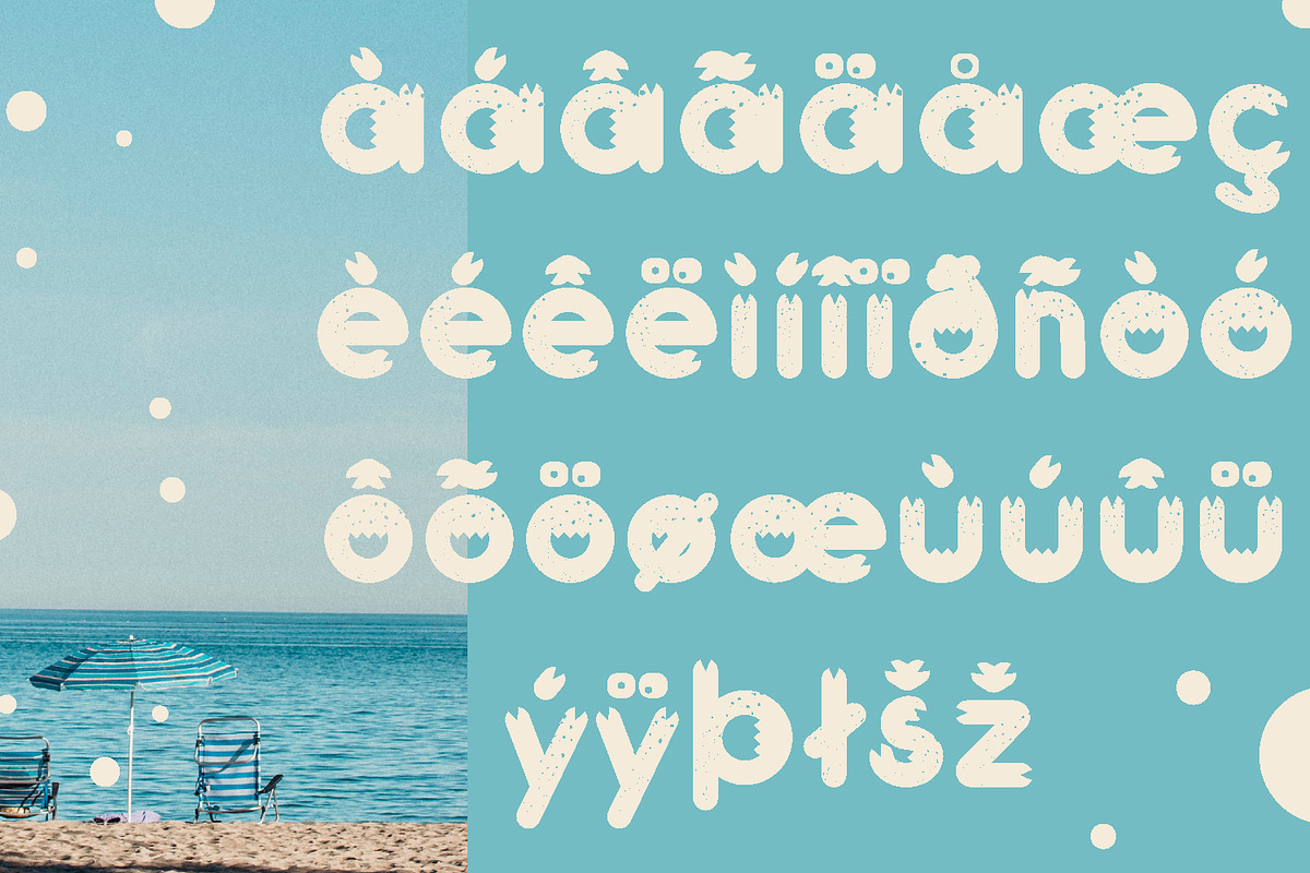 Cute Crab Display Font + Bonus, a Font by Yiru Chen Studio (Photo 10 of 16)