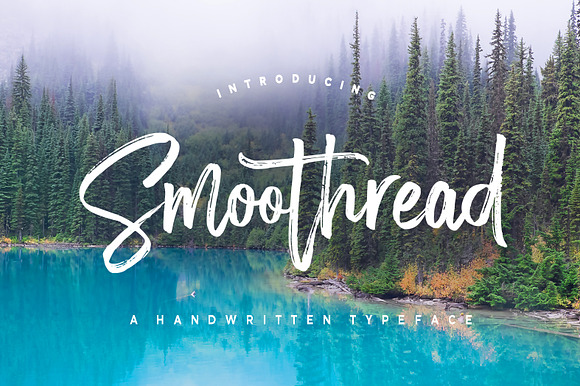 Smoothread Font preview 8