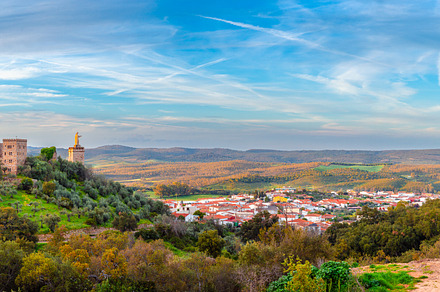 Panoramic view Beltraneja Castle and, a Holiday Photo by Fotoeventis