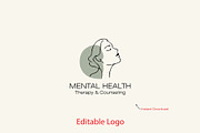 Mental Health Logo Design, a Branding & Logo Template by YUDesignStore (Thumbnail 1 of 10)