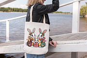 Faux Embroidery Christmas Bunny Fami, an Illustration by CrexoraLab (Thumbnail 6 of 6)