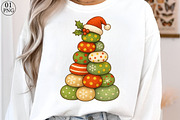 Patchwork christmas tree png, an Illustration by Libby Wishes (Thumbnail 1 of 8)