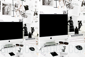 Styled Desktop Mockup PNG