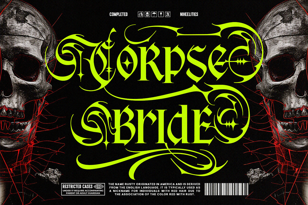 Titanic Fraktur Typeface, a Blackletter Font by alit design (Photo 5 of 20)