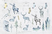 Winter Watercolors&Alphabets, a Decorative Illustration by Eva Katerina (Thumbnail 21 of 23)