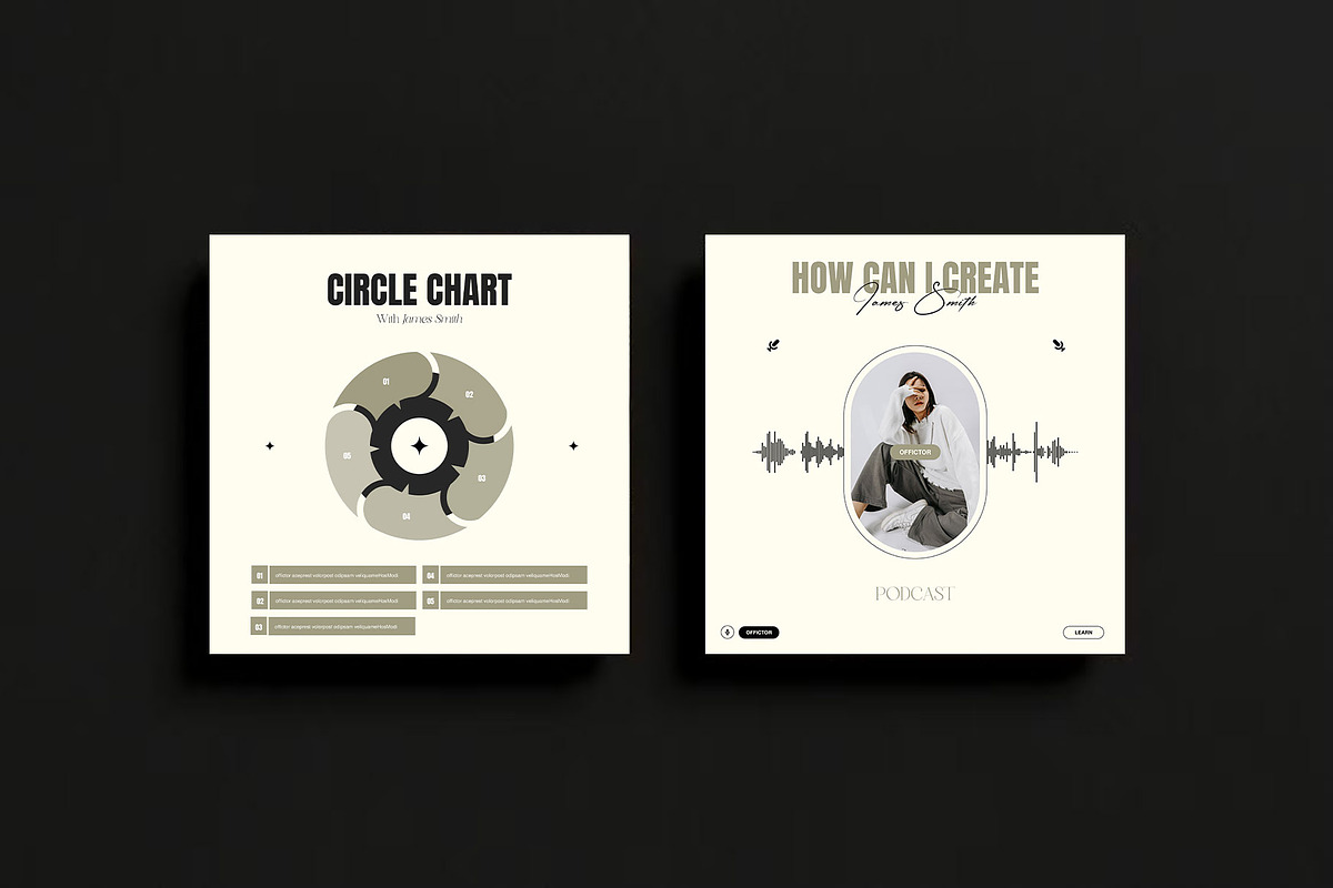 Podcast | Social Media Post, a Social Media Template by KreateTribe (Photo 5 of 9)