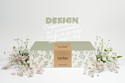 Floral Packaging Box Mockup Scene, a Product Mockup by McLittle Stock (Thumbnail 4 of 5)
