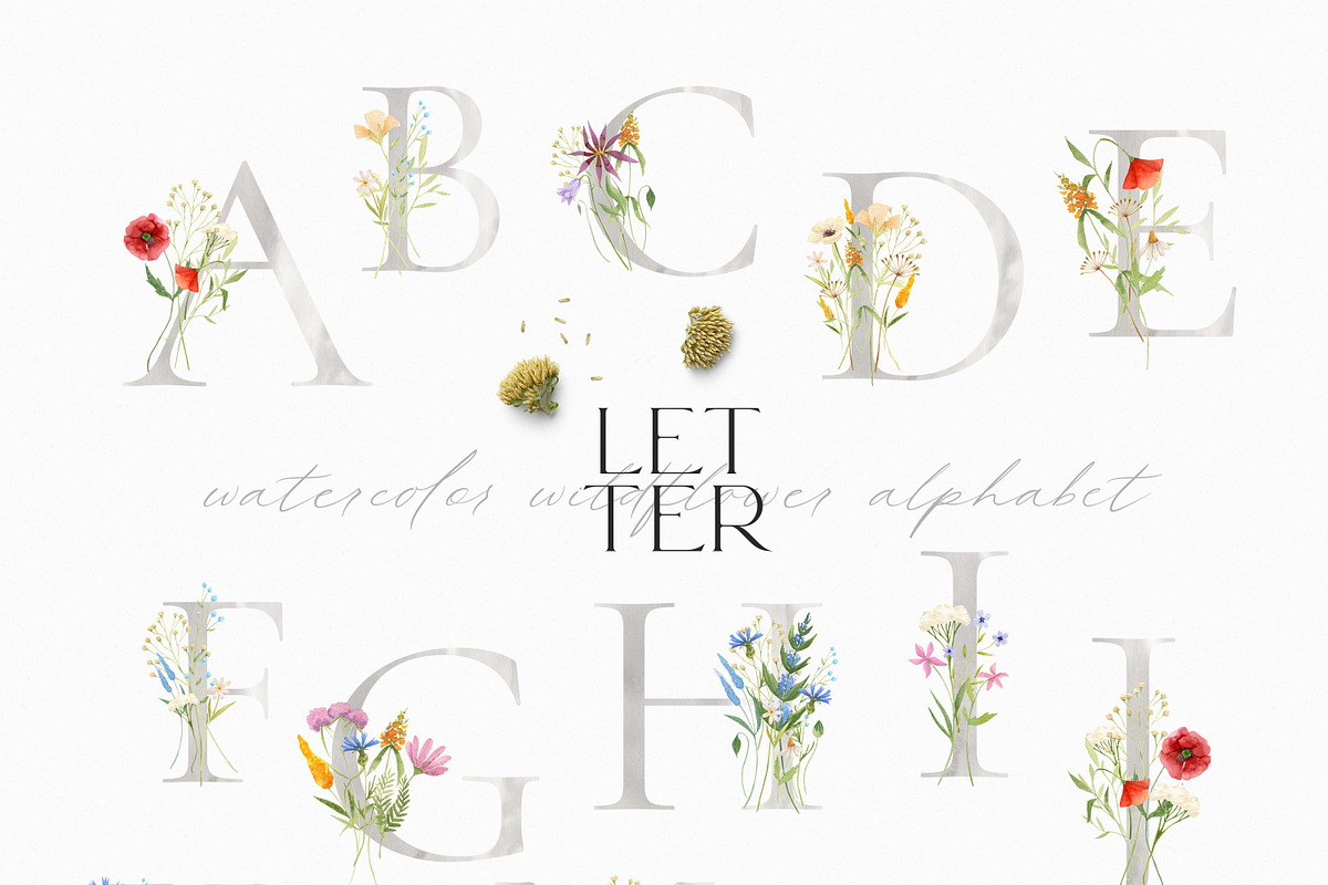 Watercolor Wildflowers Collection, an Illustration by Alisha Gronska (Photo 8 of 10)