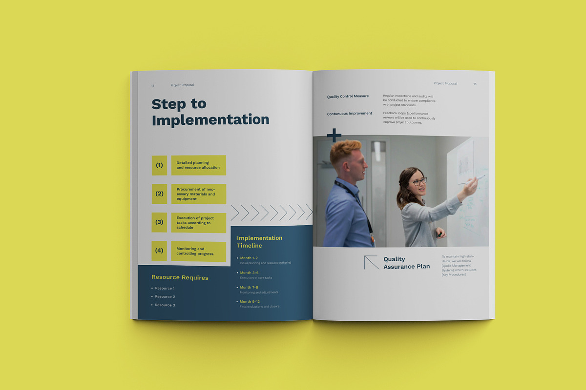 Minimal Business Proposal, a Stationery Template by Neermana (Photo 5 of 12)