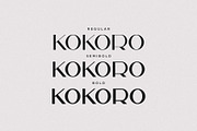 Kokoro - Modern Sans Serif, a Sans Serif Font by Mikhail Kitsune (Thumbnail 8 of 9)