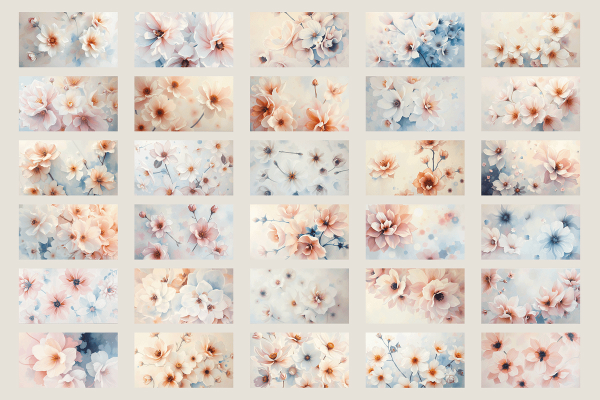 Delicates II, painted backgrounds, a Background Graphic by Art Sproot (Photo 6 of 9)