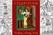 Steam-punk coloring book, an Illustration by ivanushka-art (Thumbnail 2 of 5)