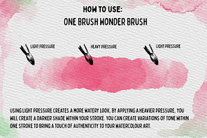 One Brush Wonder Watercolour