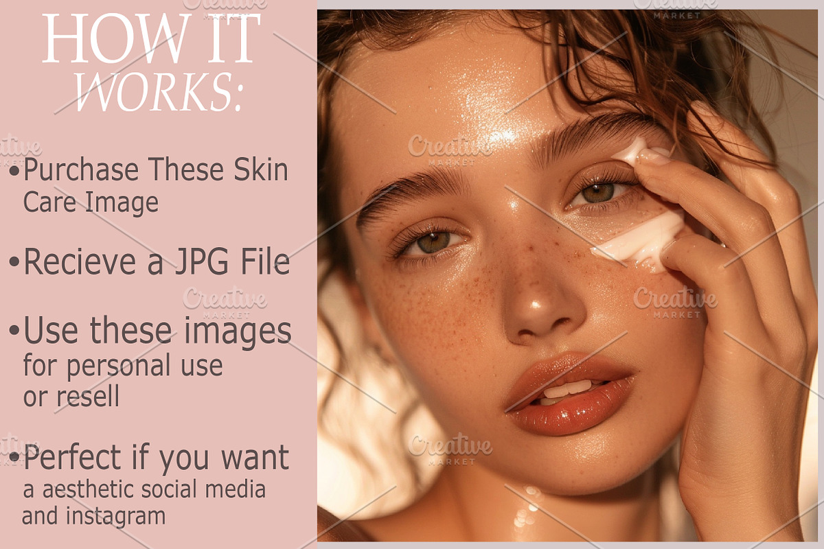 Skin Beauty Stock Image Collection, a Graphic by YA Design (Photo 4 of 4)