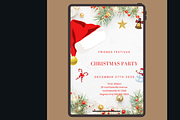 Christmas Party Invitation Digital,, a Design Template by AYINDE (Thumbnail 3 of 4)