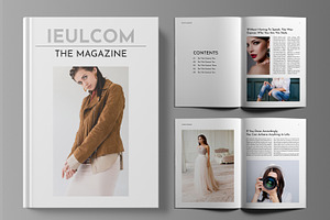 Fashion Magazine Design, a Magazine Template by MightyDesign