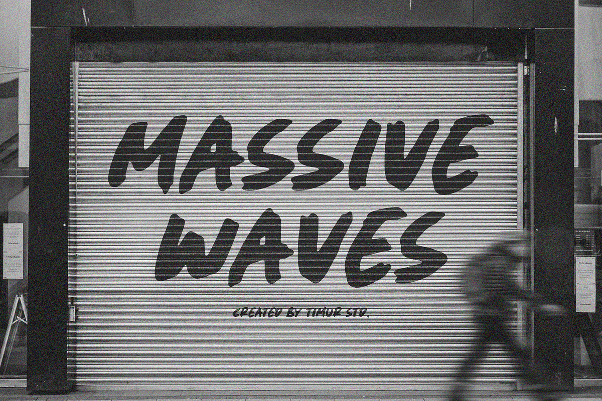 Shadow Anthem Font, a Handwritten Font by Timurtype (Photo 3 of 7)