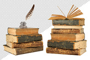 Old books in piles and stacks, an Object Graphic by Fruits+Veggies (Thumbnail 2 of 8)