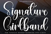 Signature Girlband, a Handwritten Font by FreshTypeINK (Thumbnail 1 of 8)