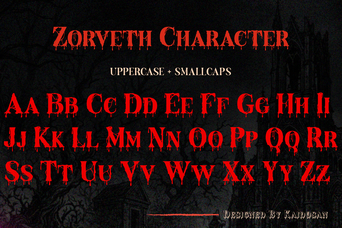 Zorveth, a Blackletter Font by Compaq_Creative (Photo 2 of 10)