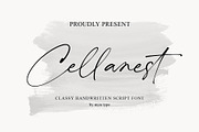 Cellanest - Modern Handwritten Font, a Handwritten Font by Myn Type (Thumbnail 1 of 13)