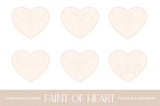 Faint of Heart Clipart Set, an Object Illustration by Patterns for Dessert (Thumbnail 3 of 13)